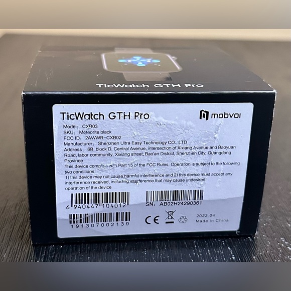 TicWatch GTH Pro Smartwatch, Heart Health Dual Sensor GPS Black New In Open Box - Picture 6 of 13